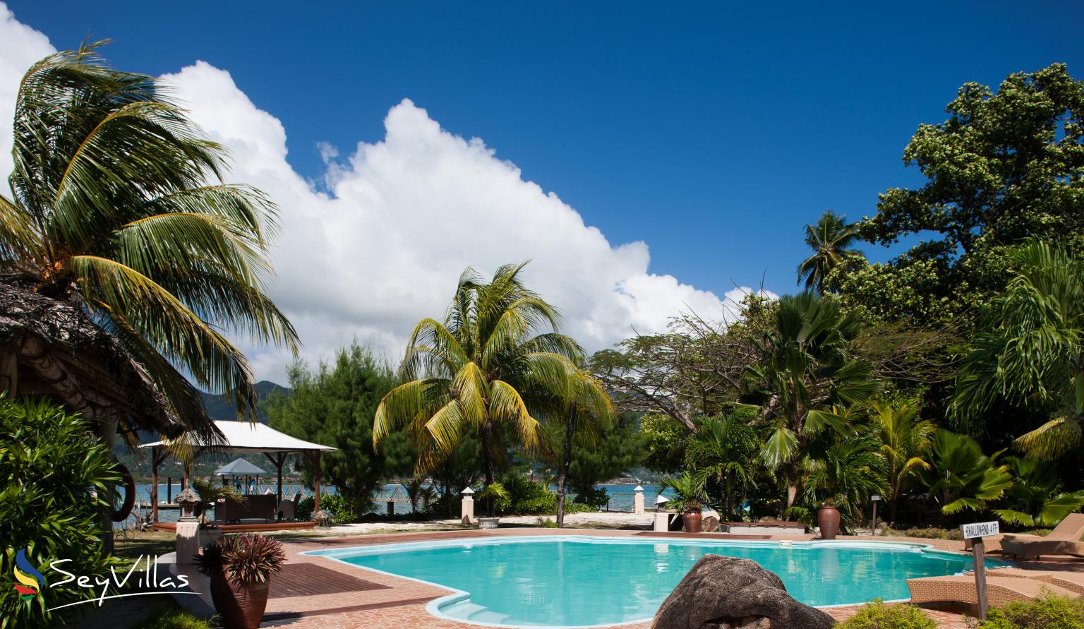 L Habitation Small Hotel Outdoor Area Cerf Island Seychelles