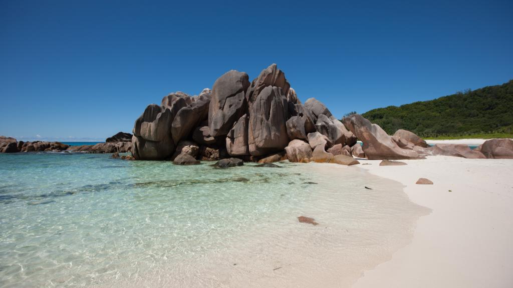 Strand Anse Cocos auf La Digue