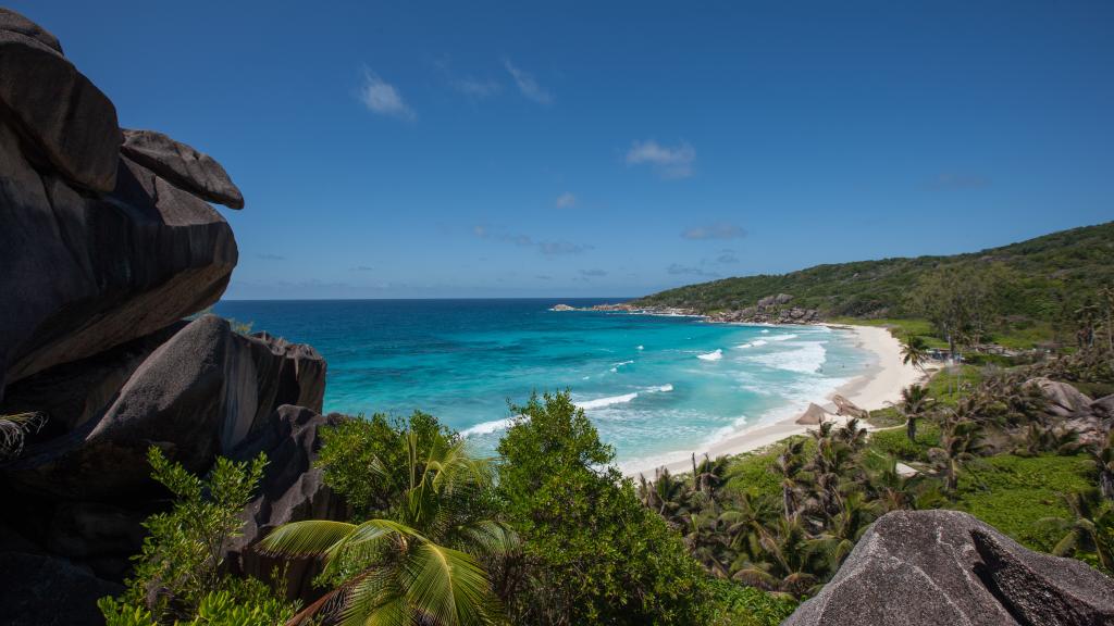 Strand Grand Anse auf La Digue