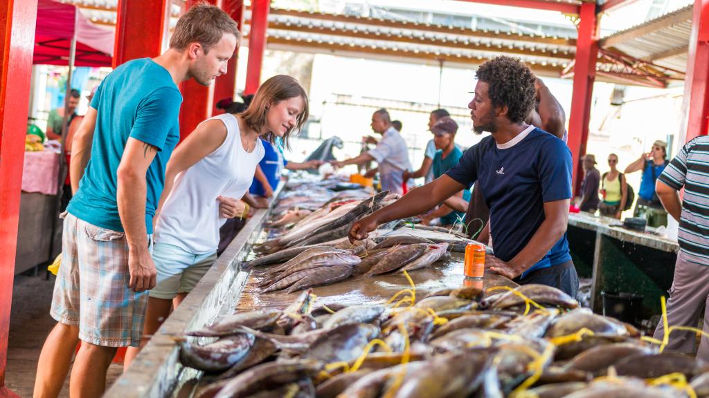 Pesce freschissimo al mercato di Victoria