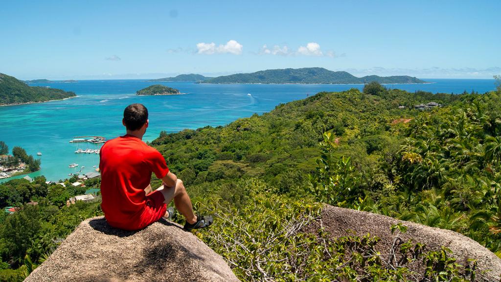Pause am höchsten Punkt des Parks Pause am höchsten Punkt des Parks