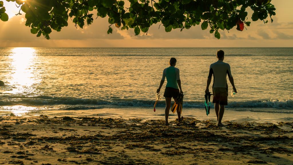 Snorkelling al tramonto