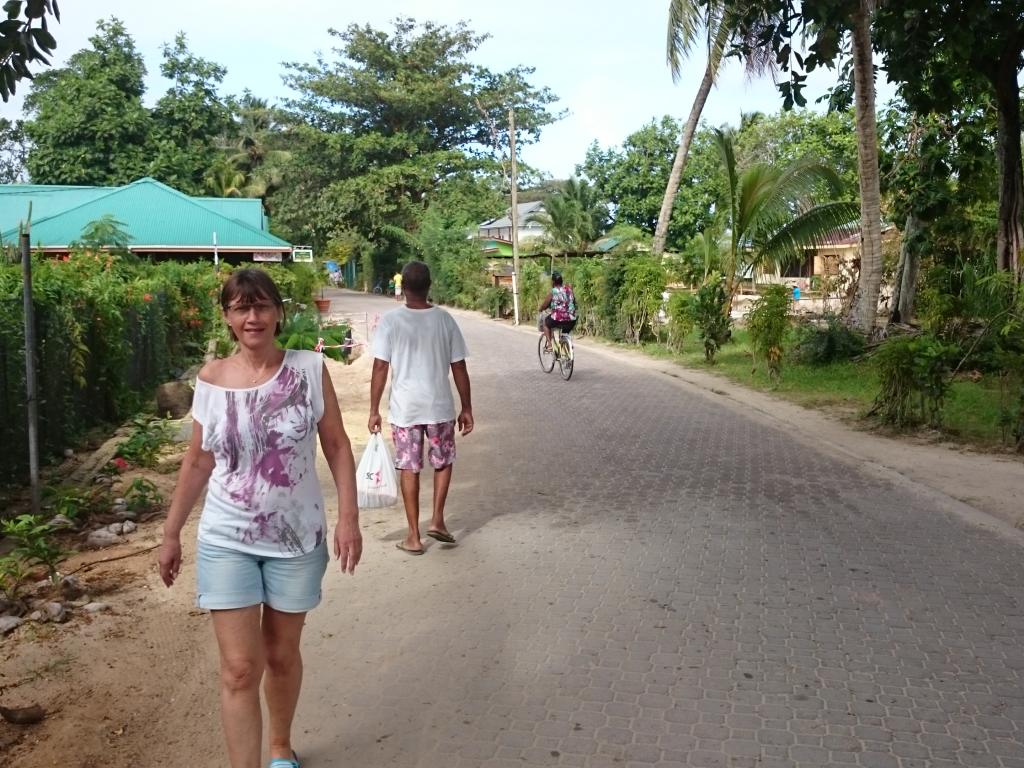 Hauptstraße auf La Digue