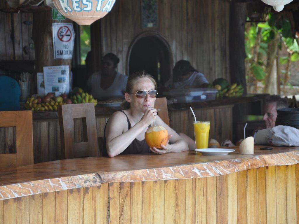 La Digue, Mangosaft bei Chez Jules