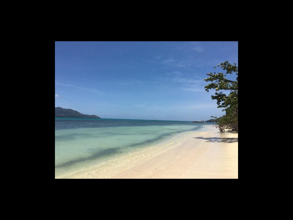 Traumhafter Strand auf Cerf Island