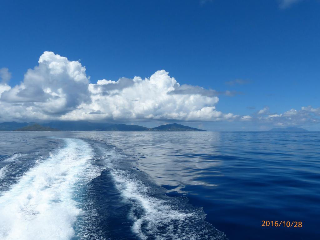 Fährfahrt nach La Digue