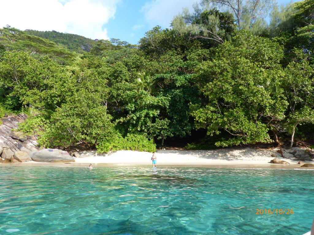 Privater Strand - Anse Major