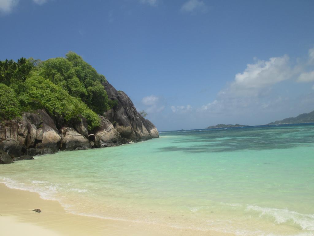 Strand auf Cerf Island