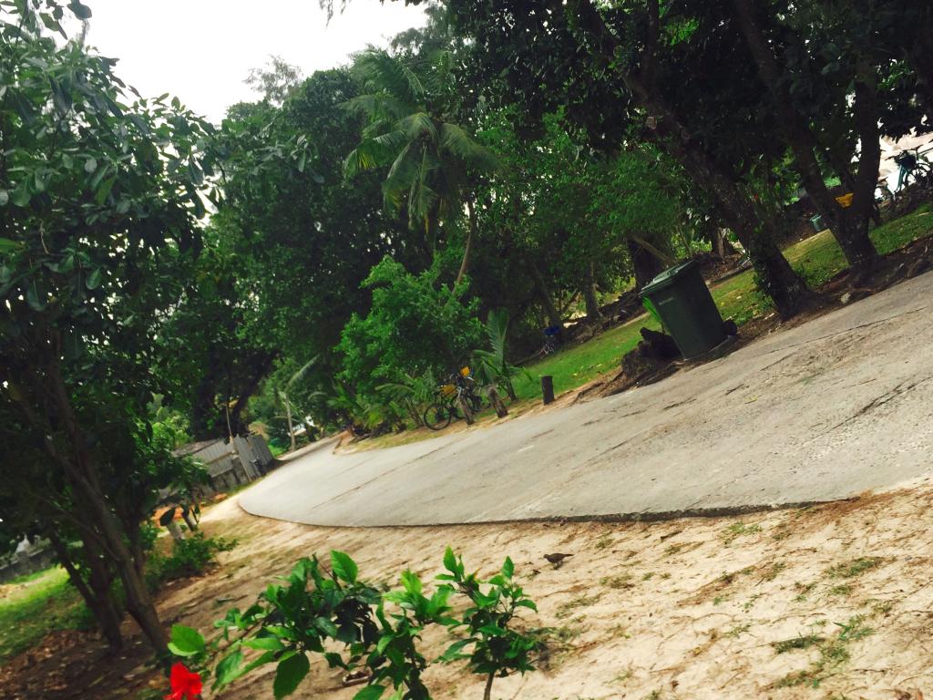 Strada principale di La Digue