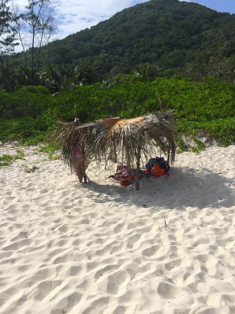 Capannina sulla spiaggia