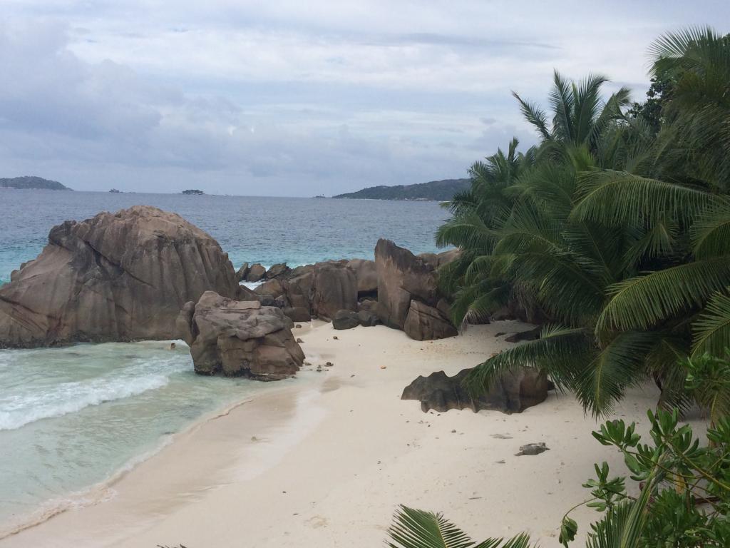 Strand auf La Digue