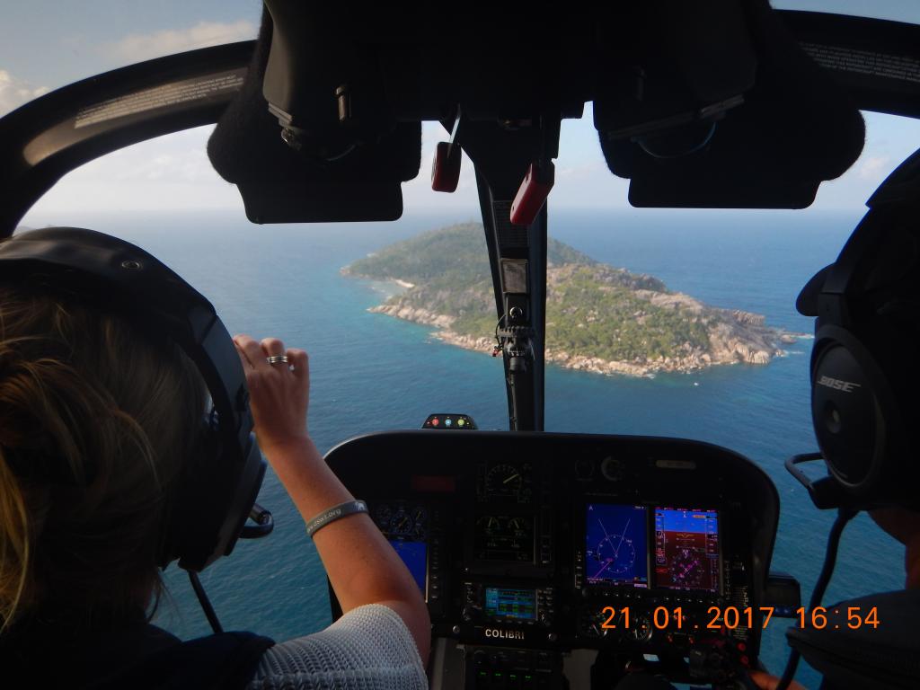 Helikopter Rundflug La Digue