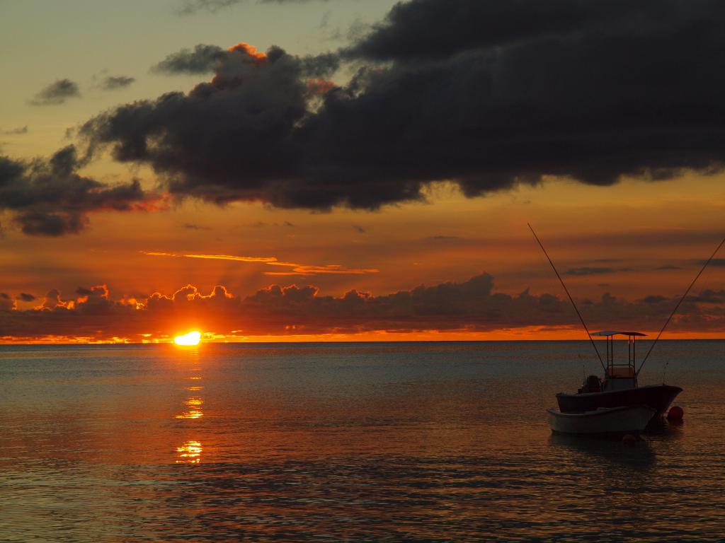 Sonnenuntergang Anse La Mouche