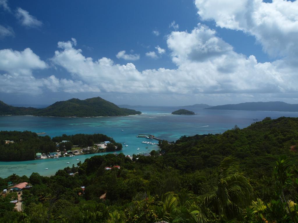 Ausblick vom Fond Ferdinand auf Baie St. Anne