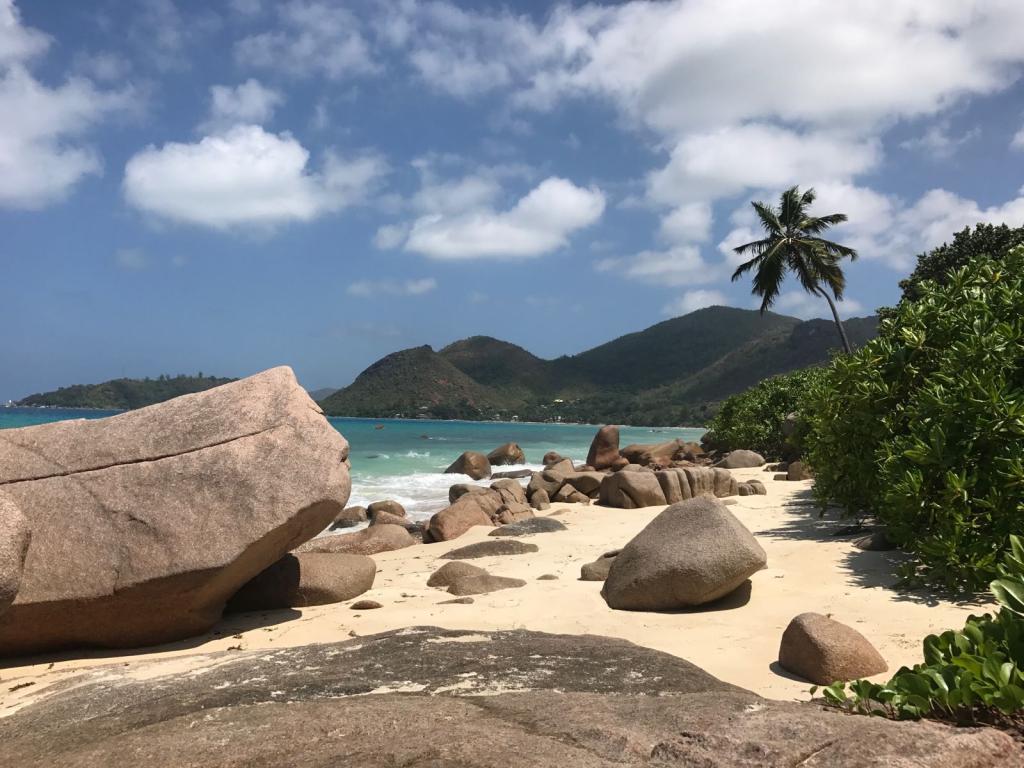 Bucht zwischen <beach>82|Anse Takamaka</beach> und <beach>65|Anse Boudin</beach> Praslin