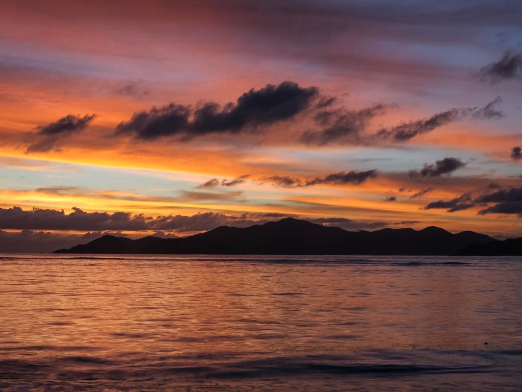 Am Strand von Le Surmer, La Digue