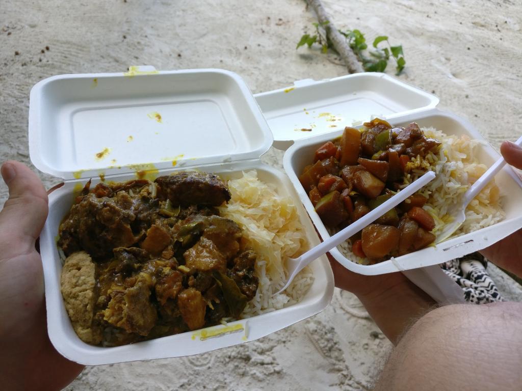 Essen vom Take Away, Praslin