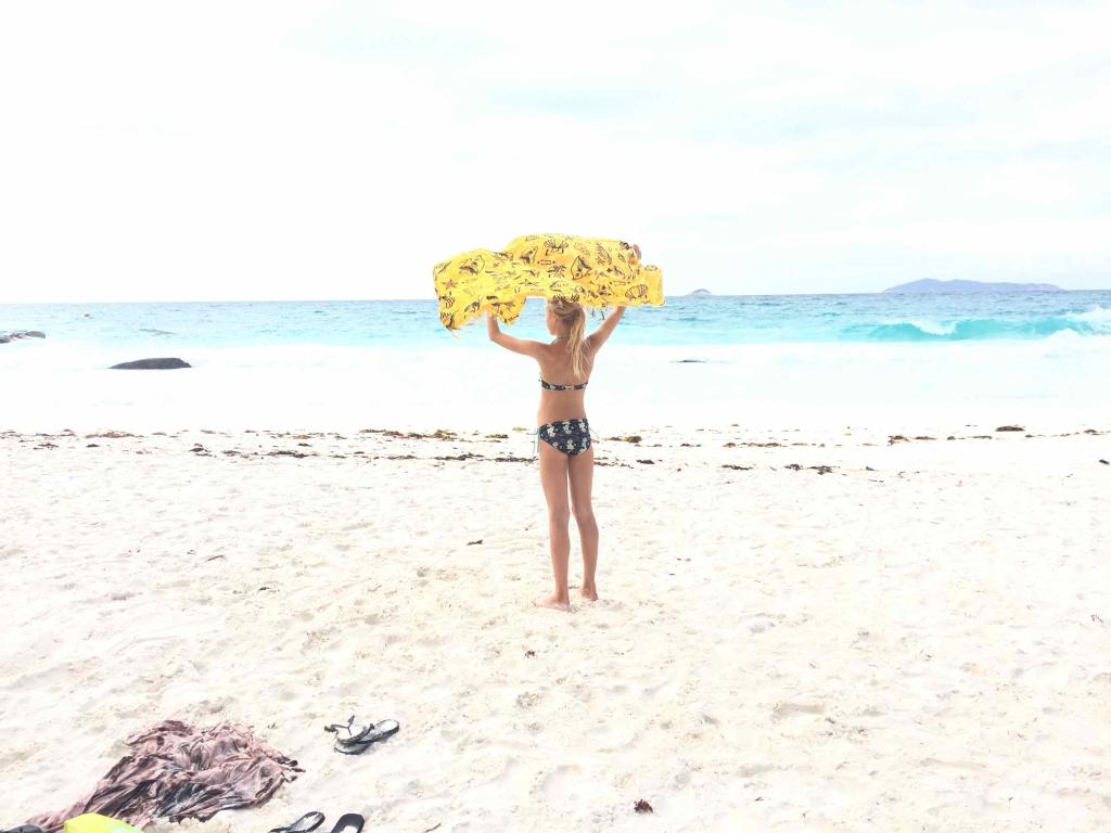 Beach on Praslin