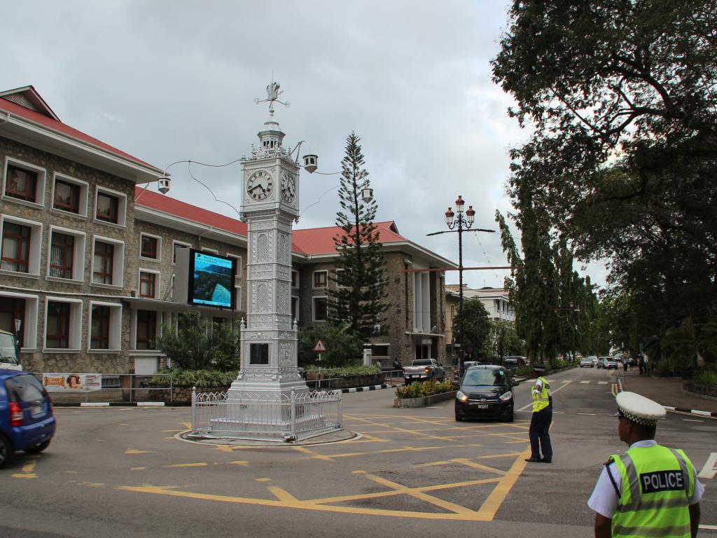 Clock Tower in Victoria, Mahe