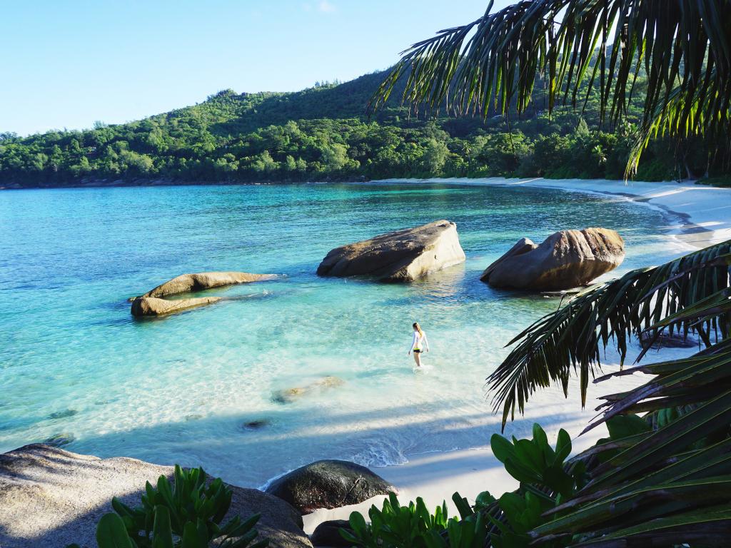 Morgenstunden am Anse Takamaka