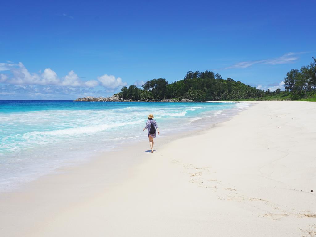 Allein am Strand Police Bay