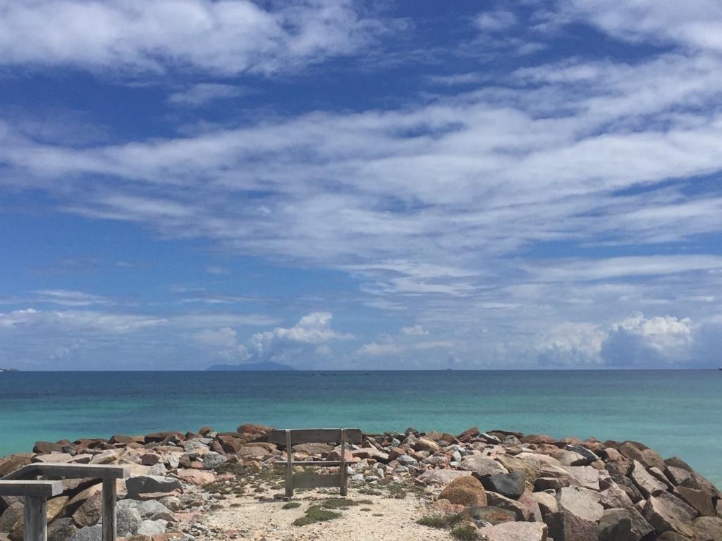 Praslin, Islander Hausstrand