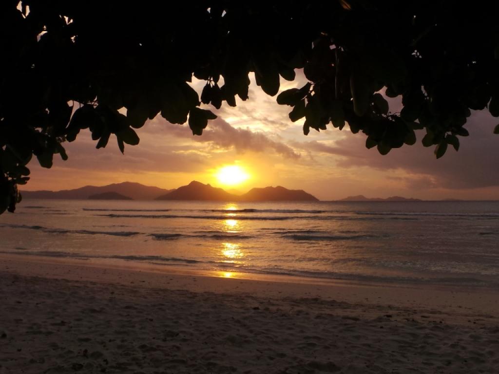 Anse Severe tramonto