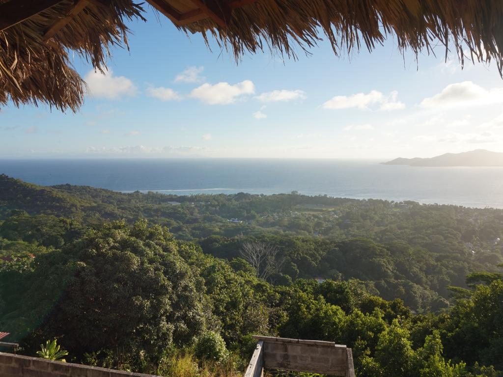 La Digue, Ausblick vom Bellevue Restaurant