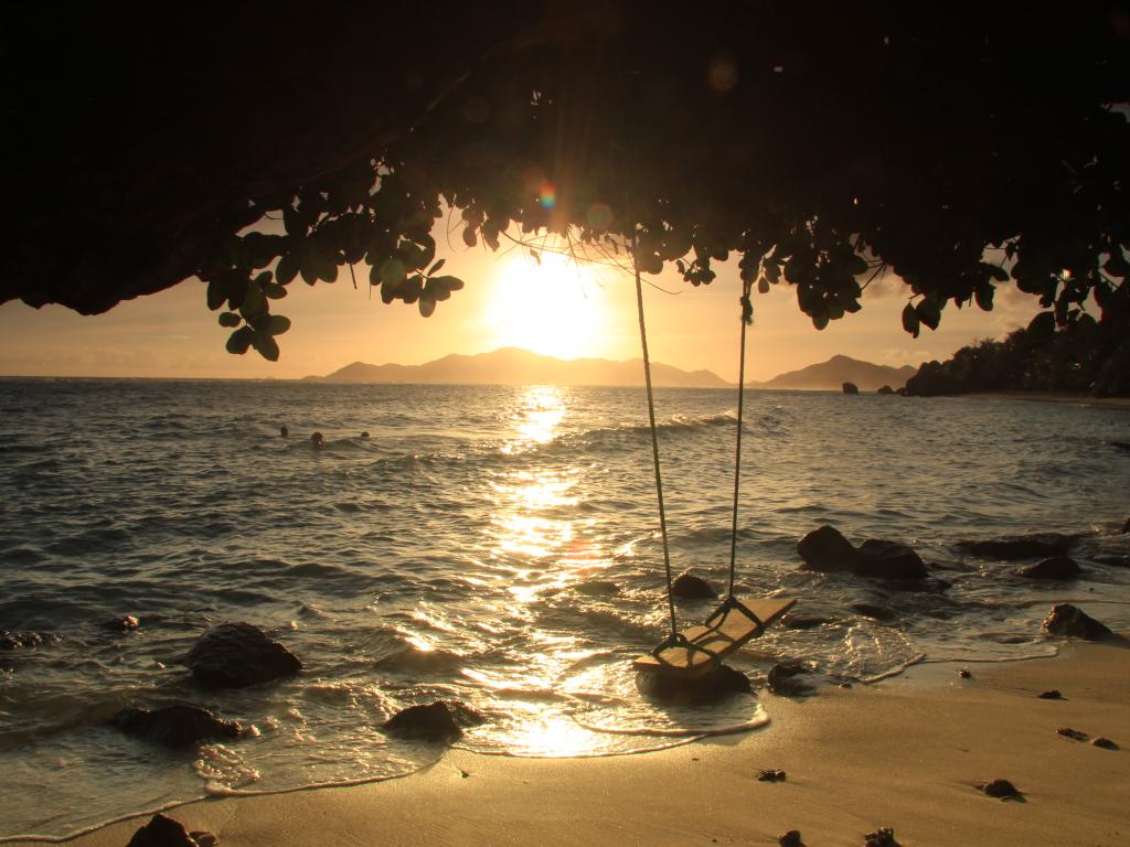 Anse Source d’Argent (Sonnenuntergang)