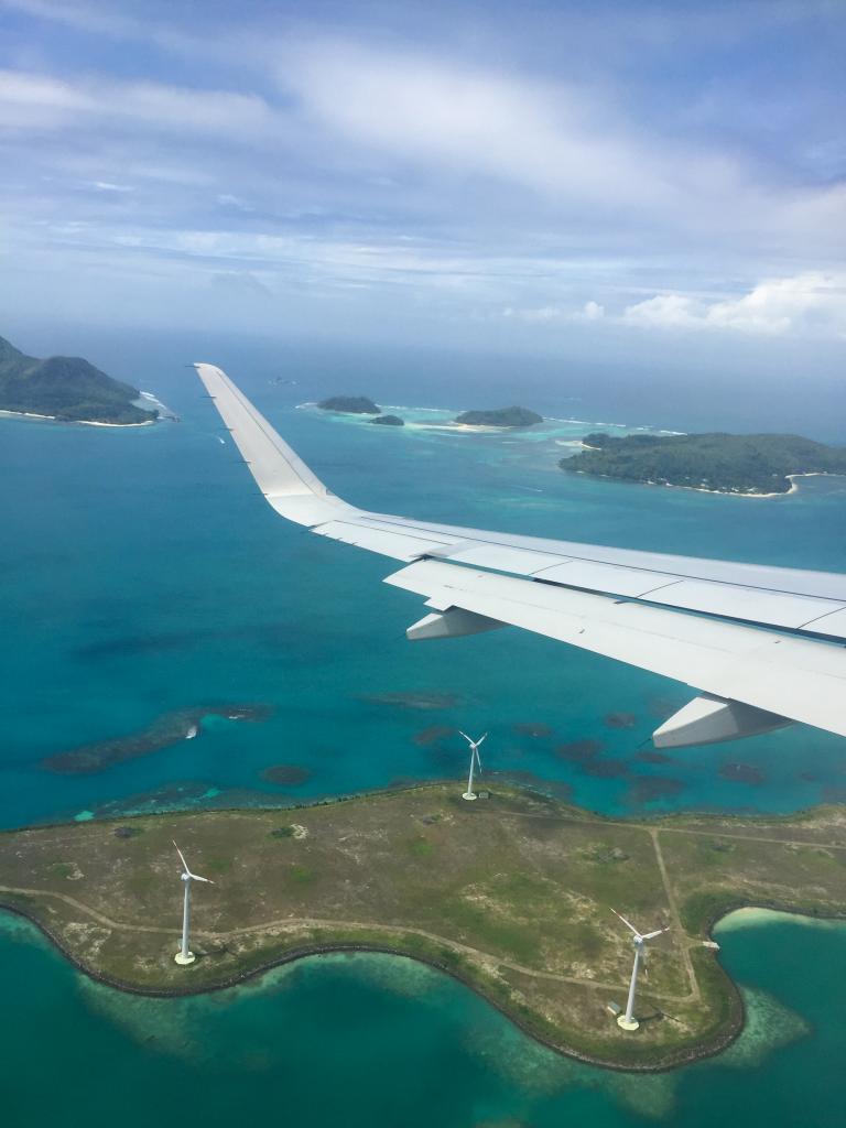 Vista dall'aereo