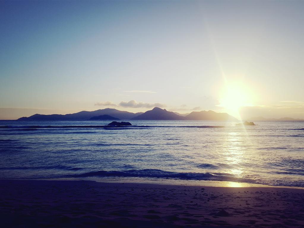 Sonnenuntergang auf La Digue