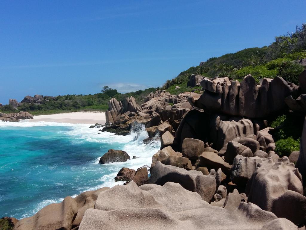 La Digue, Wanderung um die Südspitze