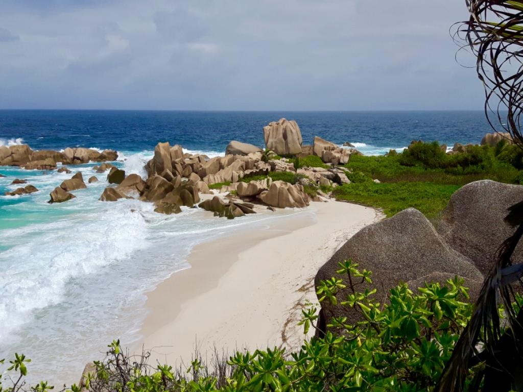 Blick auf die <beach>10|Anse Marron</beach>