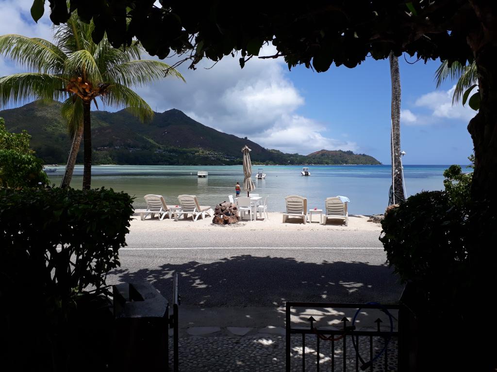 In der Sea View Lodge. Praslin