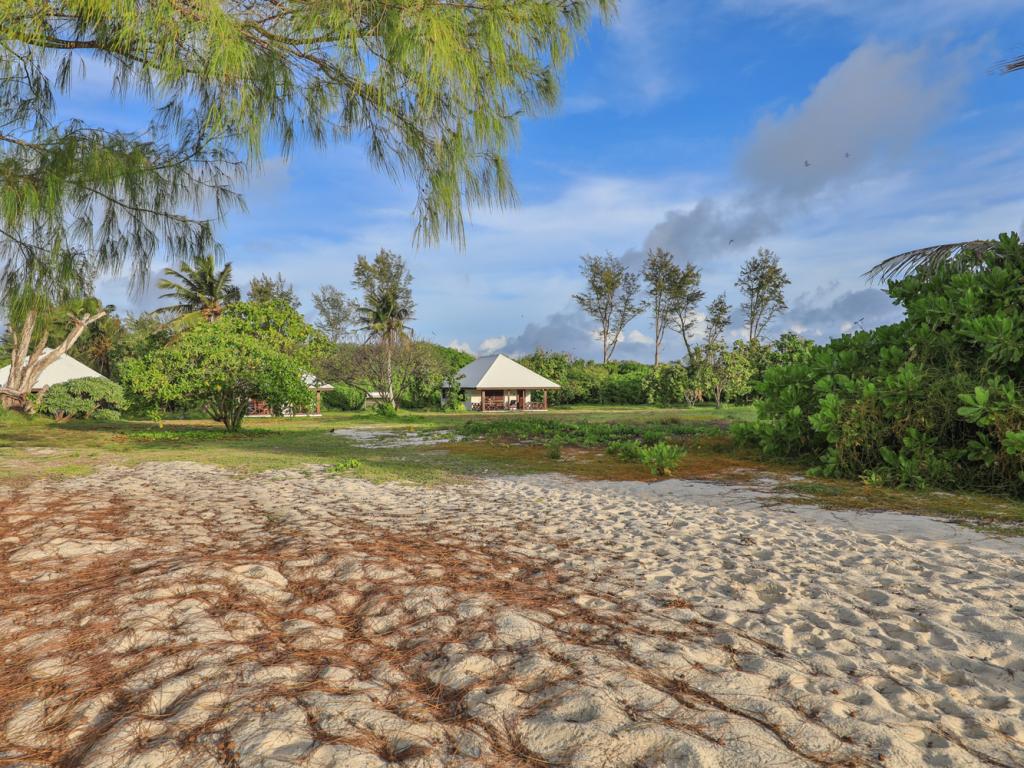 Einziges Hotel auf Bird Island