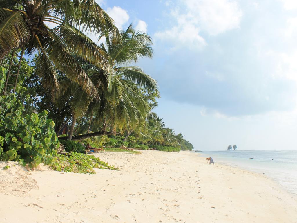 Strand auf La Digue