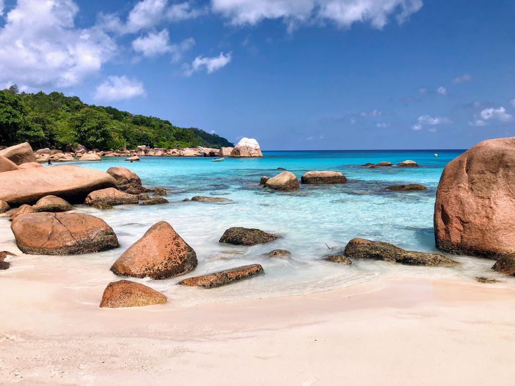 L'acqua cristallina di Anse Lazio, Praslin