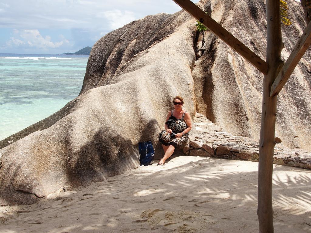 Rast auf La Digue