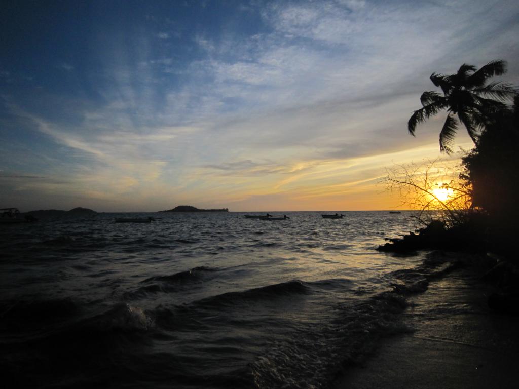 Sonnenuntergang an der Grand Anse