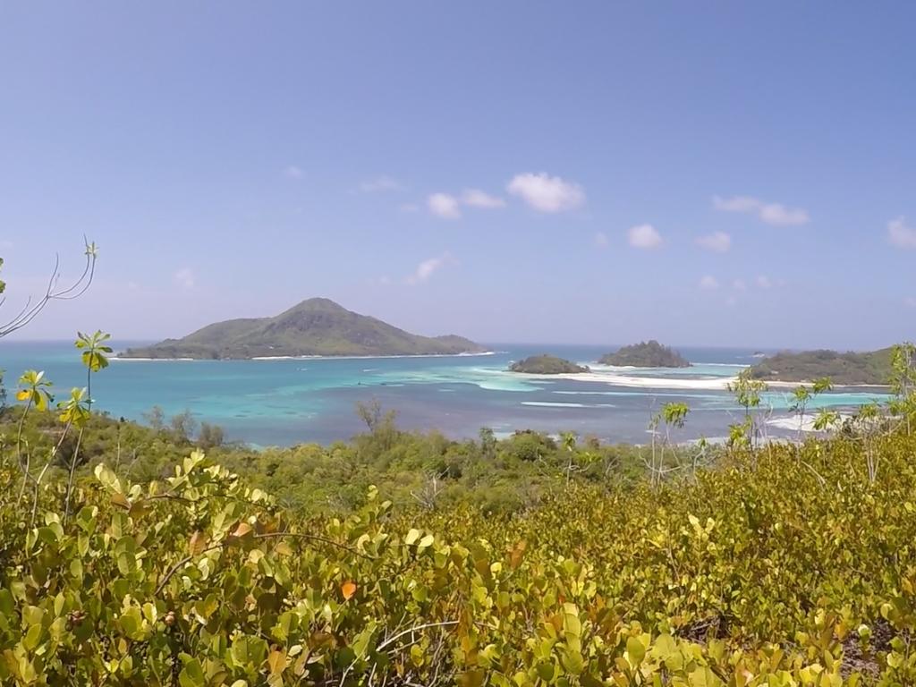 St Anne Marine National Park von Cerfs Spitze aus gesehen