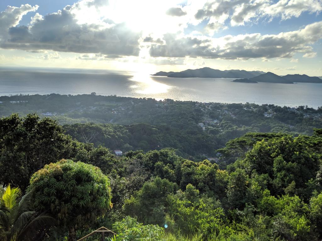 La Digue sunset dinner