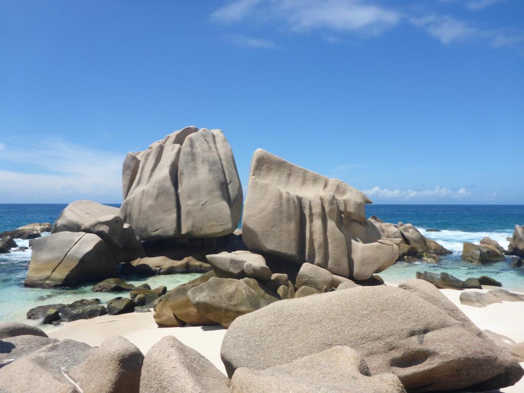 natürlicher Pool an der Anse Marron