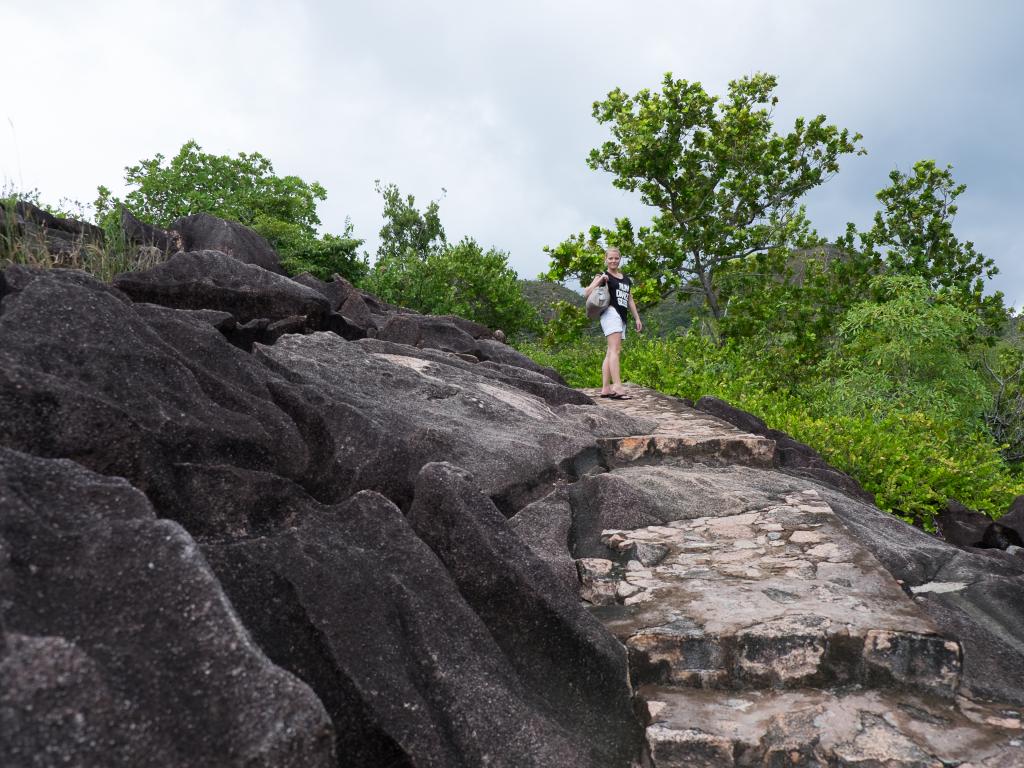 Wanderung auf Curieuse