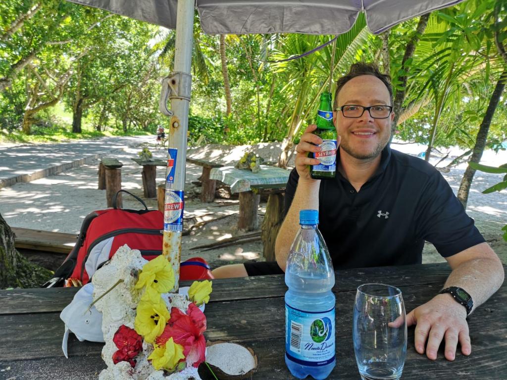 Erfrischung an der Anse Severe