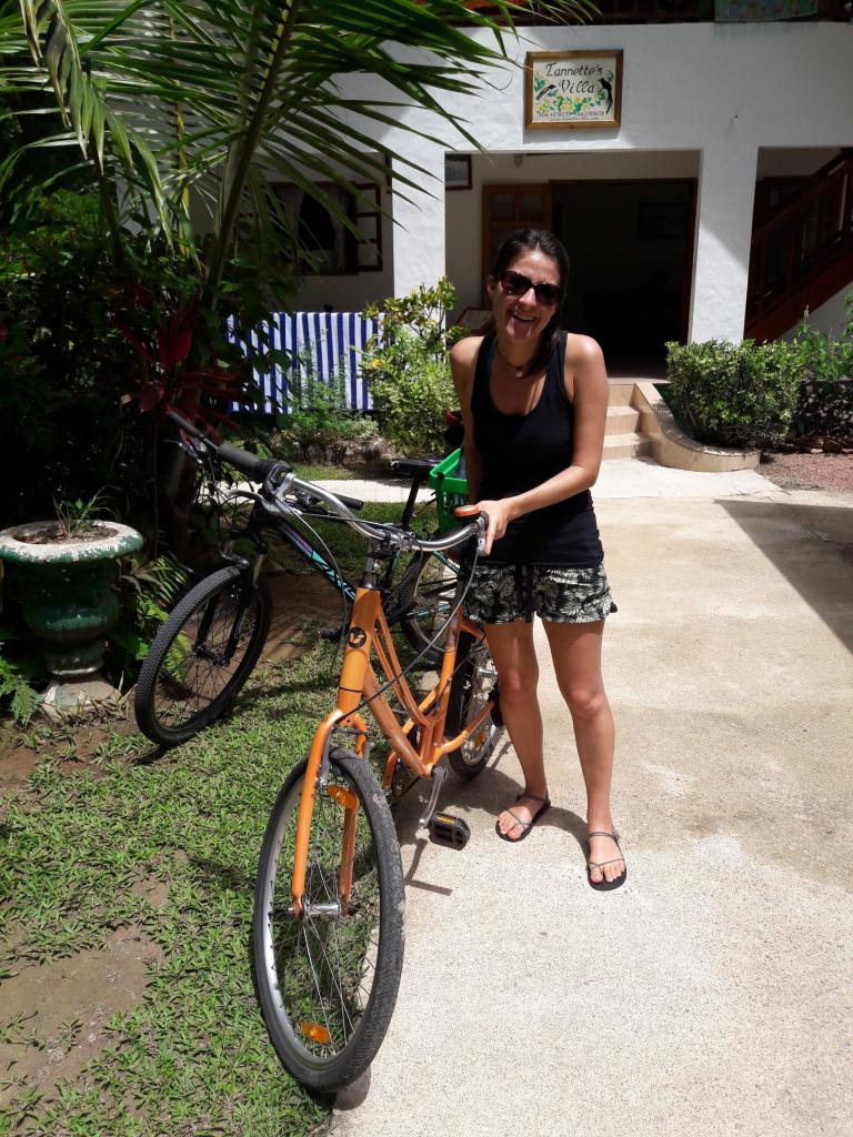 Fahrrad vor der Tannettes Villa