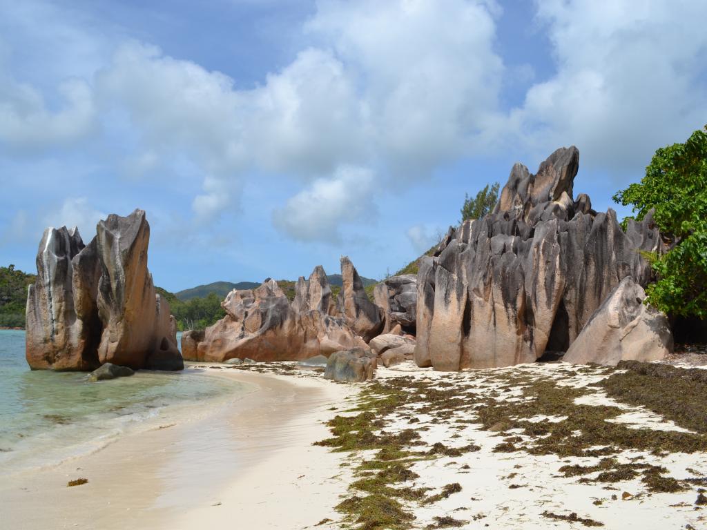 Felsen auf Curieuse