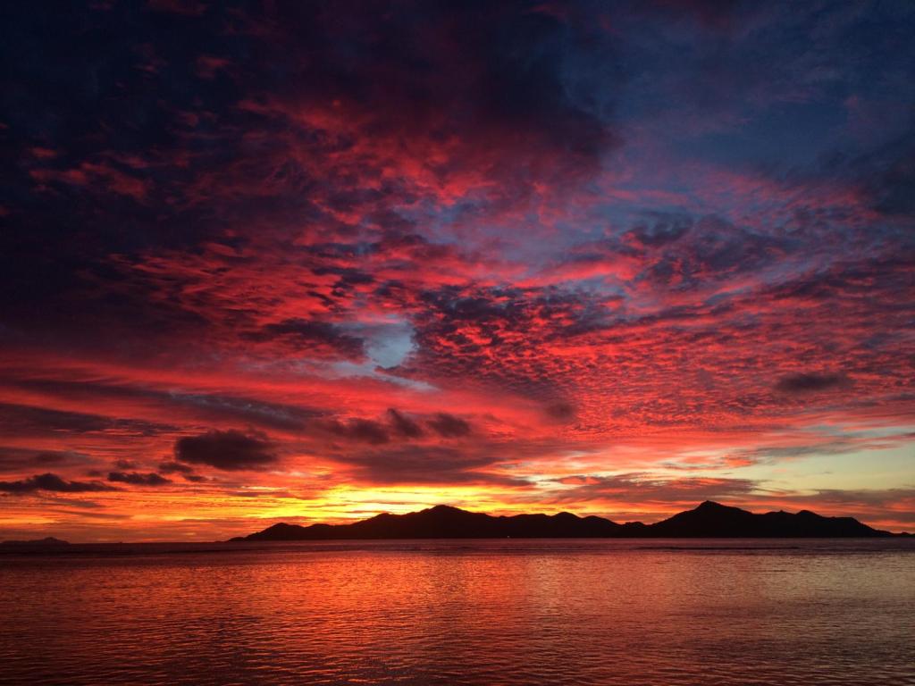 Sonnenuntergang auf La Digue