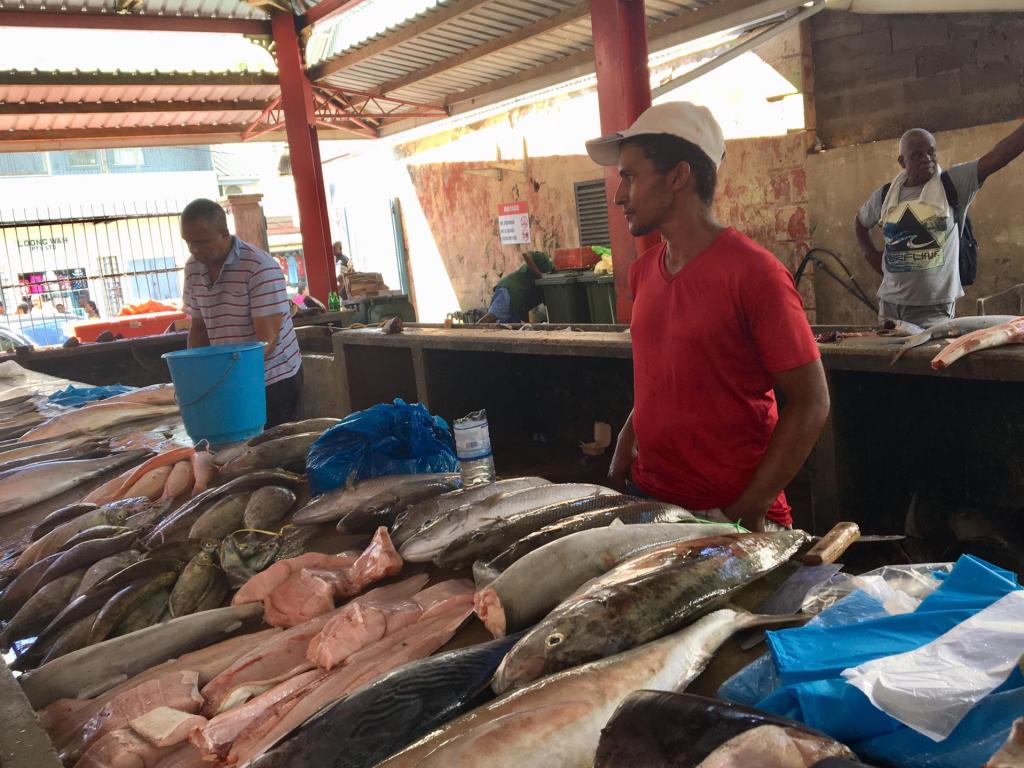 Fischmarkt auf Mahé