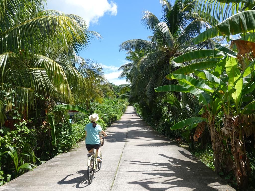 Radeln auf La Digue