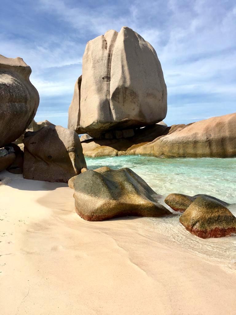 Natürlicher Pool auf La Digue